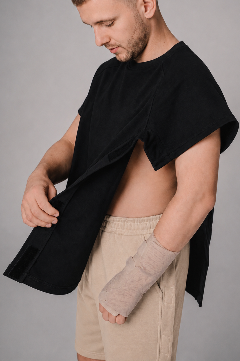 Men's Side Opening T-Shirt