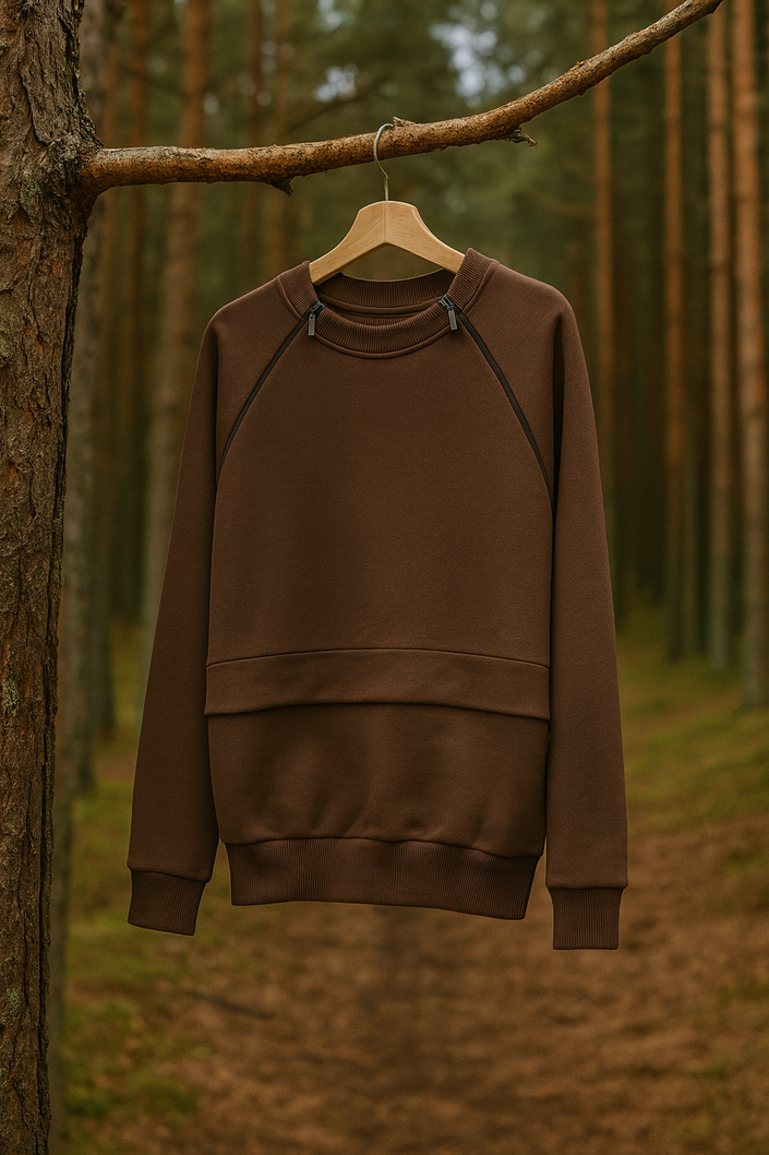 Men's Adaptive Sweatshirt with Front Zippers