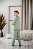 Adaptive Kids Sweatshirt with Double Front Zippers and Front Pocket