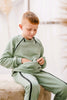 Adaptive Kids Sweatshirt with Double Front Zippers and Front Pocket