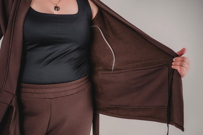 Women’s Adaptive Wrap Robe with Easy Chest Access & Drain Pockets