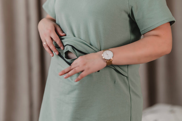 Adaptive Women's Dress with Double Front Zippers and Front Pocket